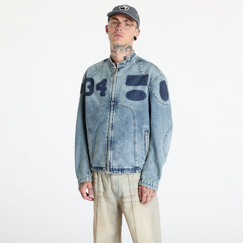 Яке Ambush Denim Rider Jacket Vintage Blue/ No Color Синьо | BMYE002F24DEN0024400