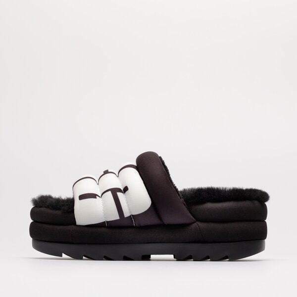 Кецове и обувки UGG Maxi Slide Logo Черно | 1127067-BLACK, 1