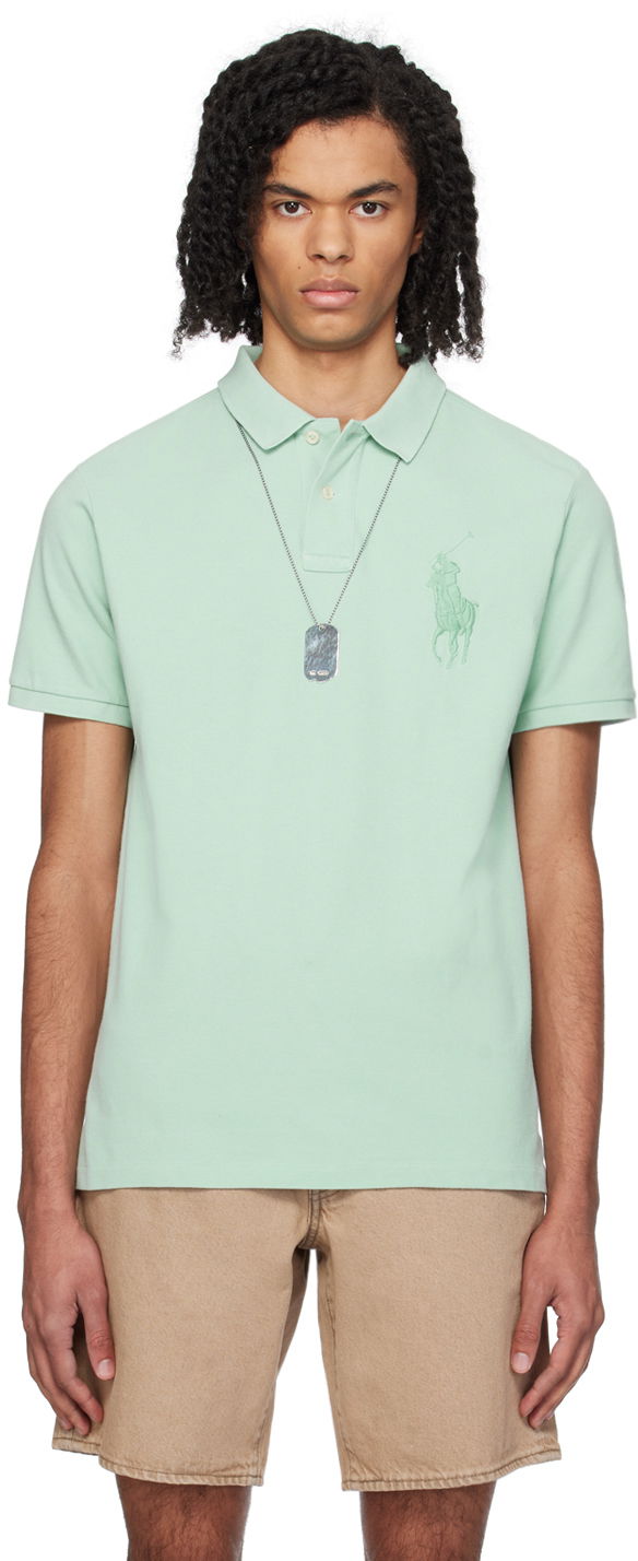 Поло тениска Polo by Ralph Lauren Green Big Pony Polo Зелено | 710938137002