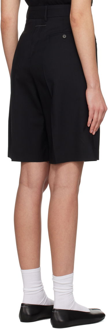 Къси панталони Maison Margiela MM6 Maison Margiela Tailoring Wool Canvas Shorts Черно | S52MU0125 M35080, 2