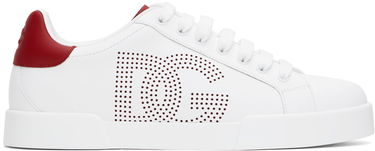 Кецове и обувки Dolce & Gabbana Portofino Calfskin Бяло | CS2277AV066, 0