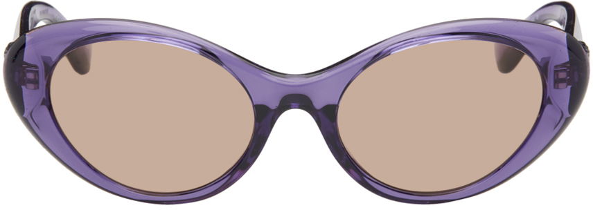 Слънчеви очила Versace 'La Medusa' Oval Sunglasses Лилаво | 0VE4455U 5353/3 8056597923927, 0