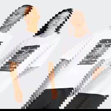 Тениска adidas Performance Hot Shot Graphic Tee Бяло | JZ7907, 0