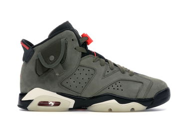 Кецове и обувки Jordan Travis Scott x Air Jordan 6 Retro "Olive" GS Зелено | CN1085-200, 0