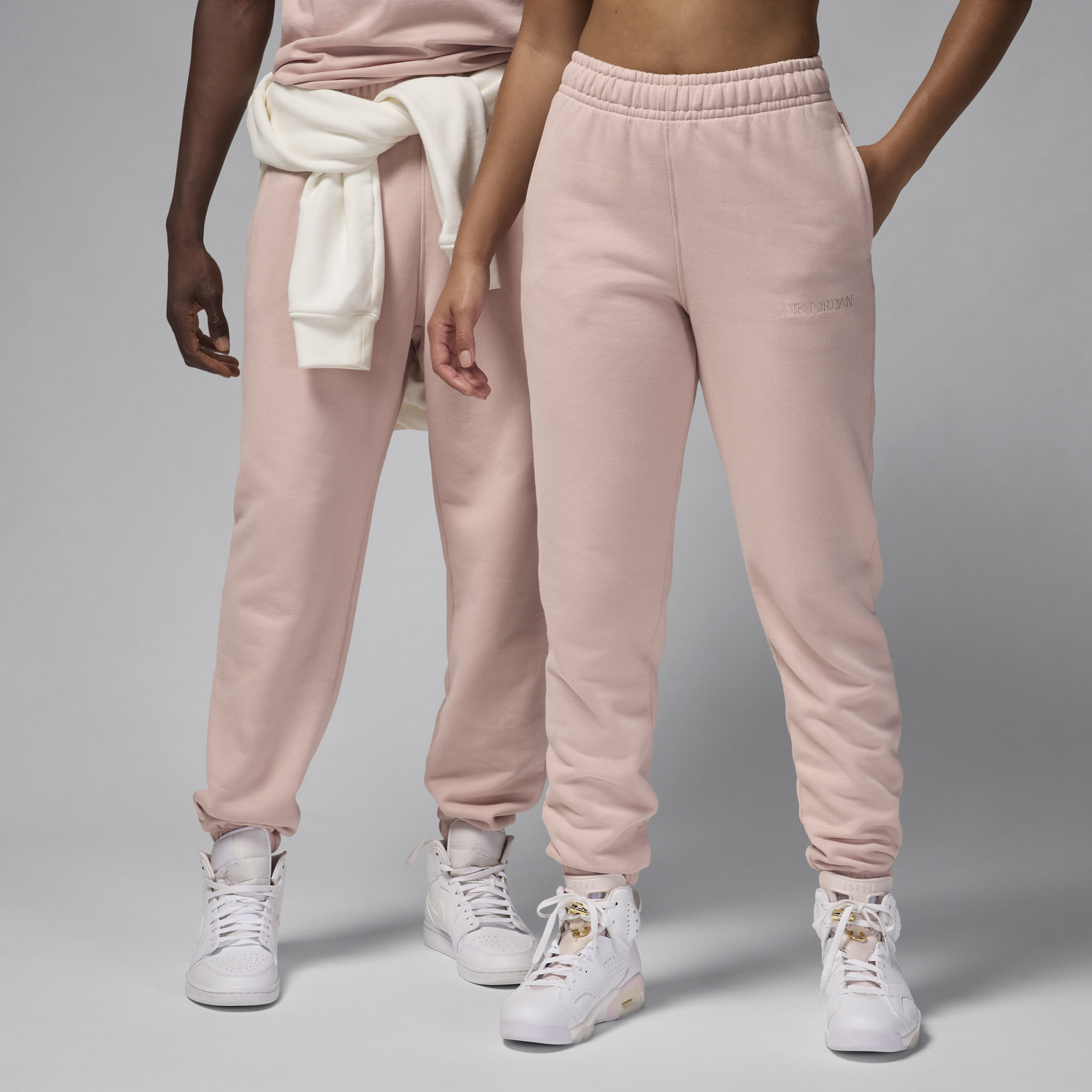 Спортни панталони Jordan Jordan Wordmark Fleece Pants Розово | FZ3954-601, 0