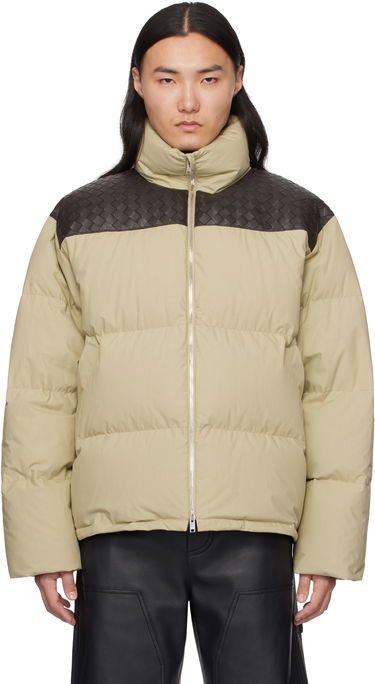 Пухо яке Bottega Veneta Bottega Veneta Frosted Poplin Puffer Jacket Бежово | 815198V1LE03008, 0