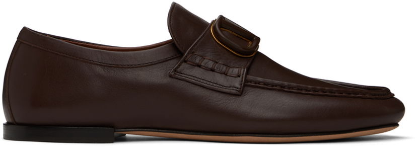 Кецове и обувки Valentino Valentino Garavani VLogo Signature Loafers Кафяво | 4Y2S0H80DQF