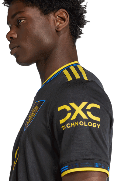Фланелка adidas Originals Manchester United Authentic 3rd Jersey 2025/26 Черно | ji7419, 2
