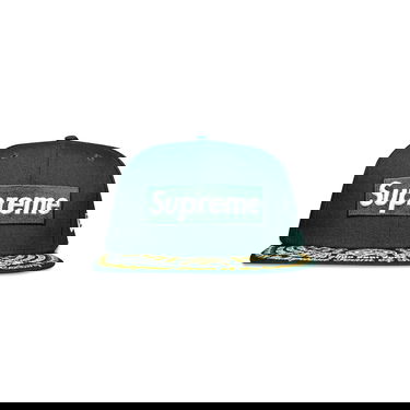 Шапка с козирка Supreme Undisputed Box Logo New Era Зелено | FW21H53 DARK GREEN, 1