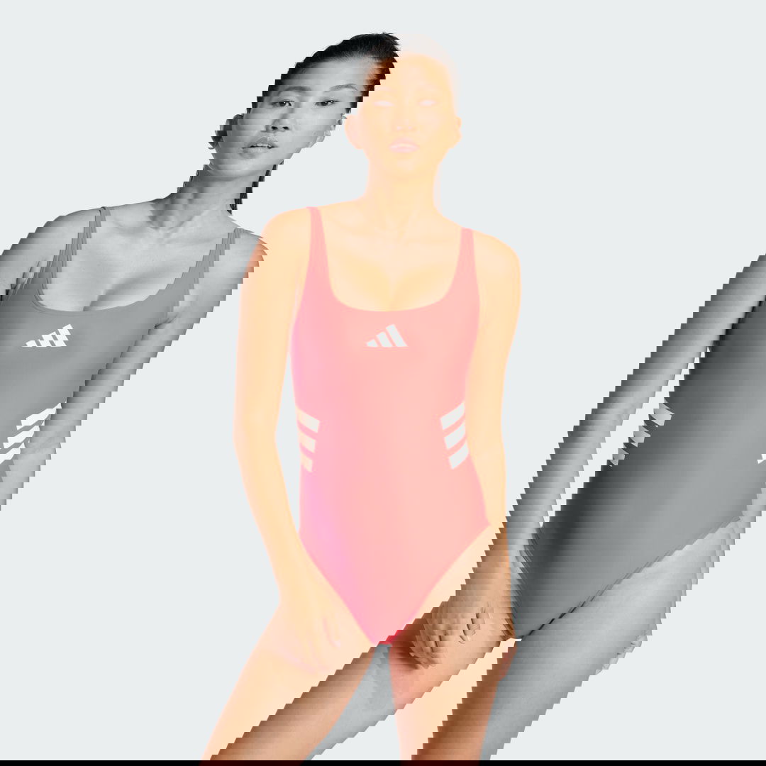 Бански adidas Performance U-Back One Piece Swimsuit Червено | JE4371, 0
