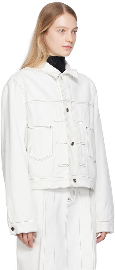 Яке We11done We11done Tucked Denim Jacket Бяло | WD-DJ3-23-338-M-IC, 1