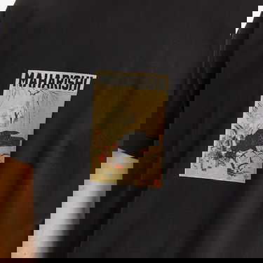 Тениска Maharishi Maharishi Crow White Heron Graphic Tee Черно | 1493-BLK, 5