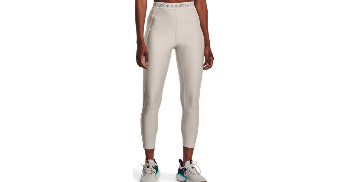 Клинове Under Armour Project Rock HG Ankle Leggings Бежово | 1377463-289, 1