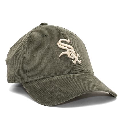 Шапка с козирка New Era 9FORTY MLB Cord Chicago White Sox New Olive / Stone One Size Сиво | 60435067