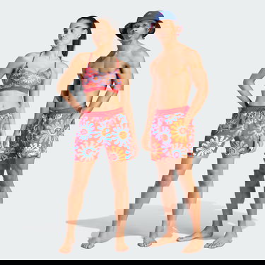 Бански adidas Originals x FARM Rio Swimshorts Червено | IL3987, 0