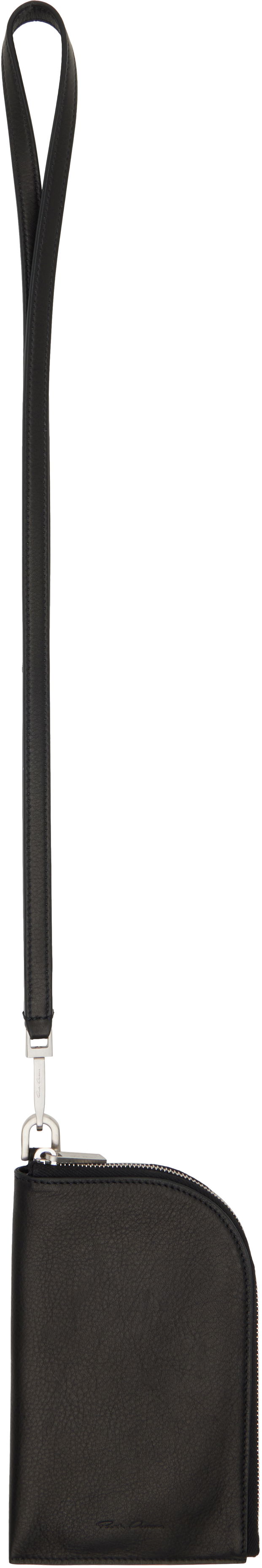 Портфейл Rick Owens Rick Owens Concordians Neck Wallet Черно | RA02E0711 LCN