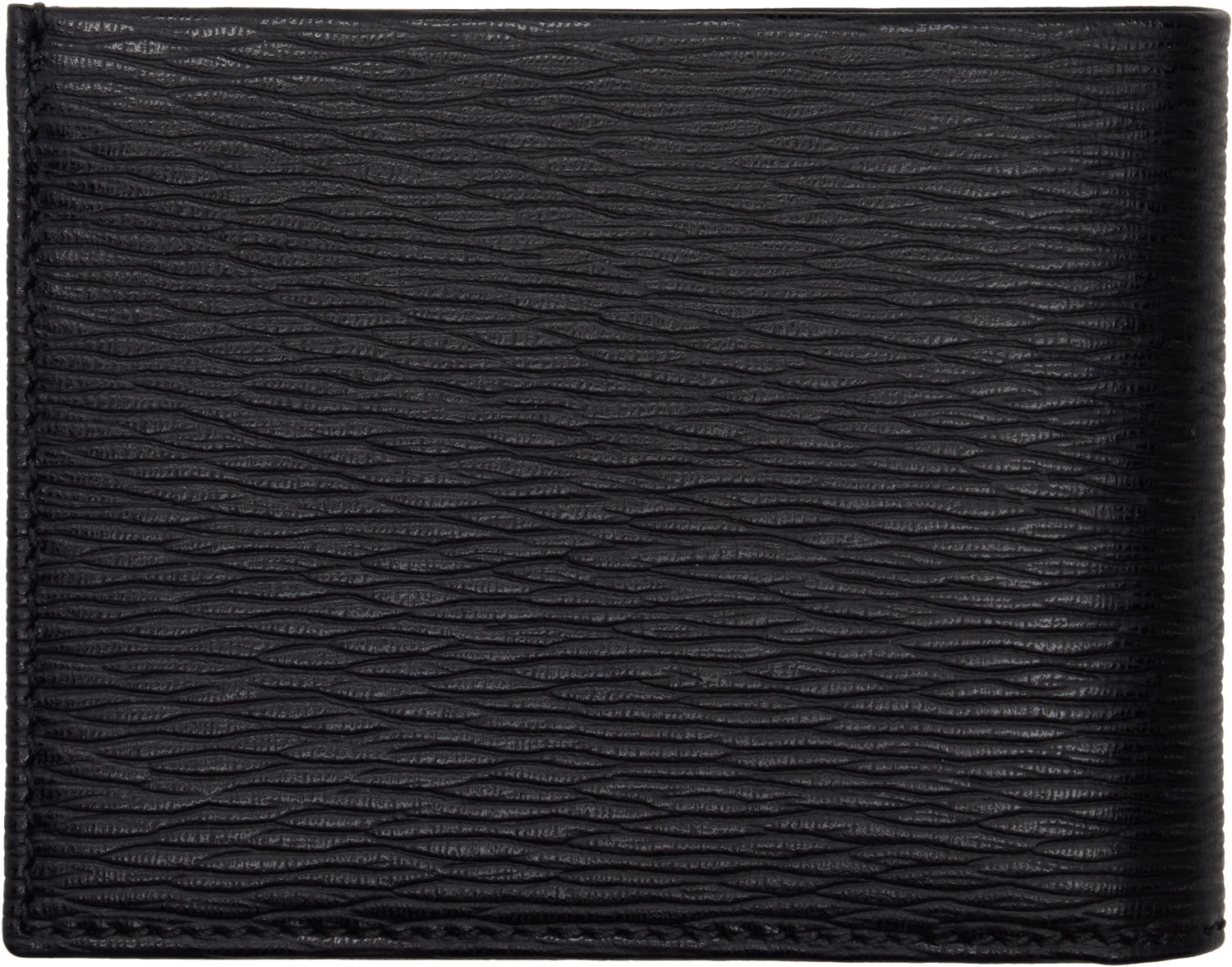 Портфейл FERRAGAMO Salvatore Ferragamo Gancini ID Window Wallet Черно | 685995, 1