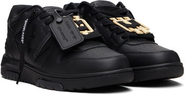 Кецове и обувки Off-White Out Of Office Metallic Hardware Черно | OMIA189F25LEA0081010, 3