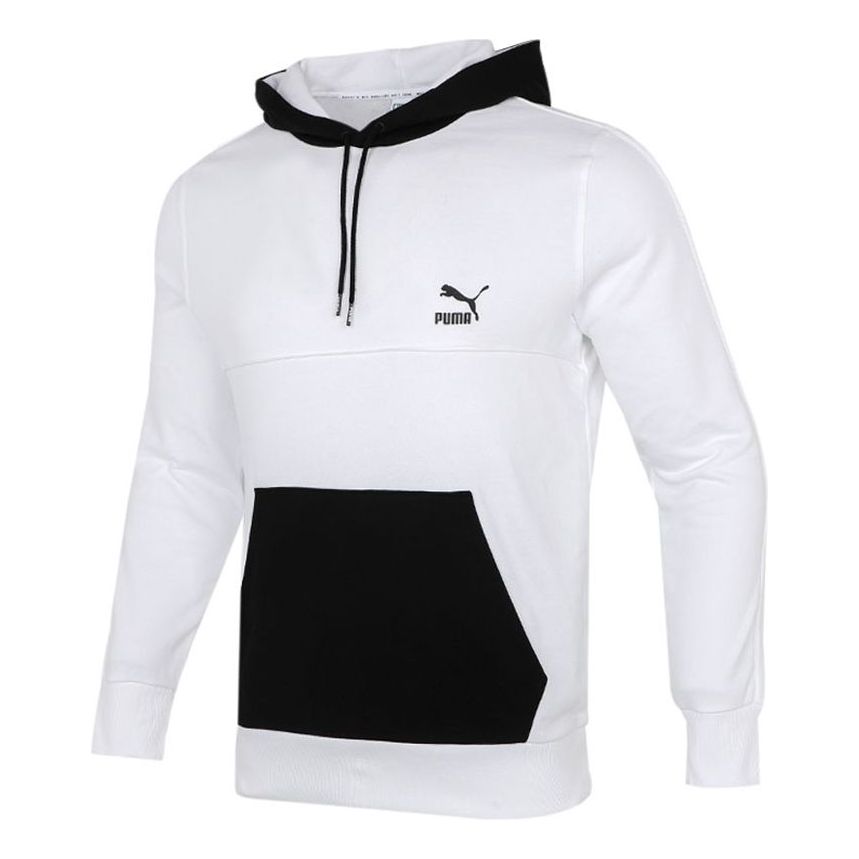 Суитчър Puma CLSX ColBlock Hoodie Бяло | 534158-52, 0