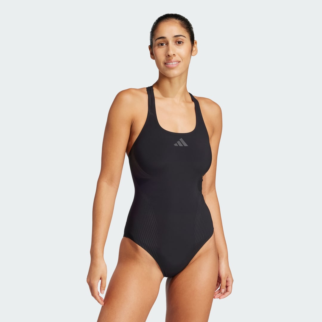 Бански adidas Performance Training Y-Back One Piece Swimsuit Черно | JN6926, 0