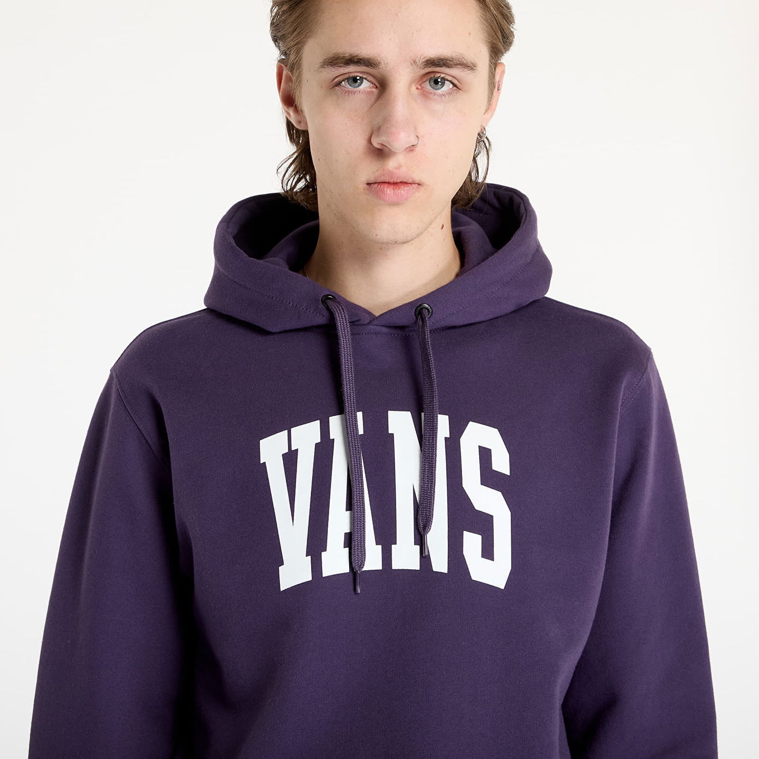 Суитчър Vans Arched Pullover Hoodie Лилаво | VN000HNW11E, 1