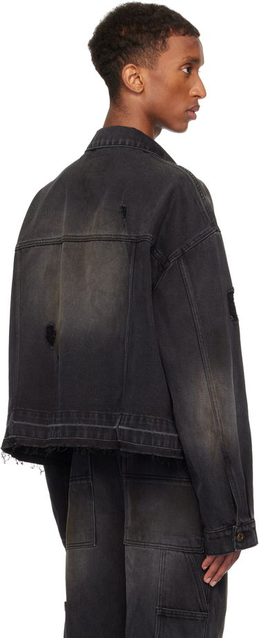 Яке We11done Distressed Denim Jacket Черно | WD-DJ3-24-310-U-BK, 2