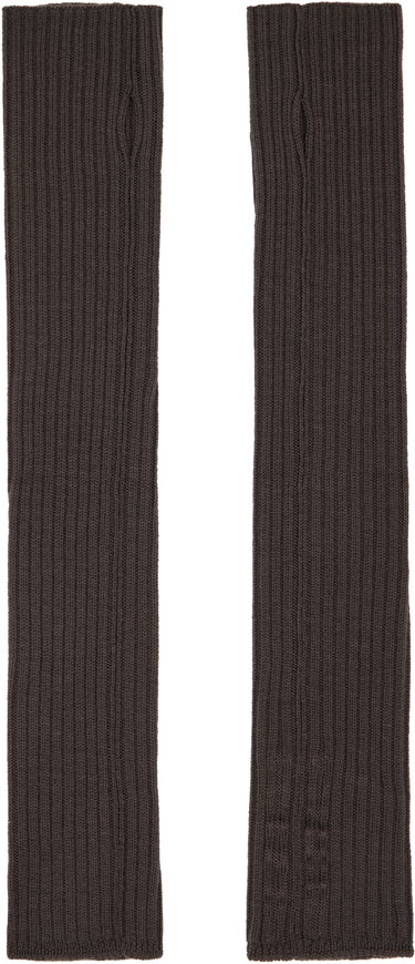 Ръкавици Rick Owens Rick Owens Concordians Rasato Knit Arm Warmers Сиво | RP02E4488 M, 4