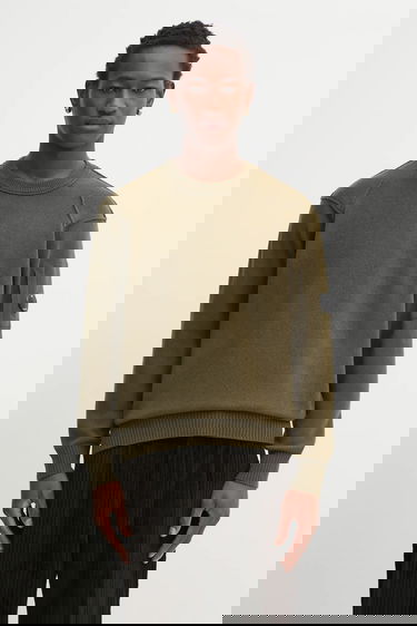 Пуловер C.P. Company C.P. Company Wool Blend Sweater Зелено | RFCMKN707A110149A, 0
