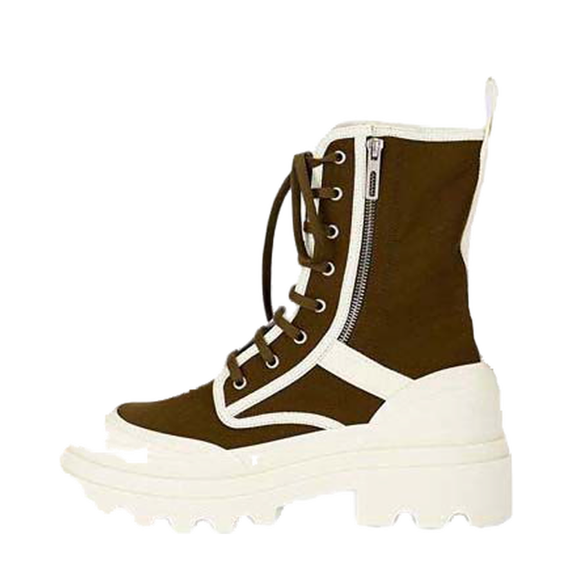 Кецове и обувки Bottega Veneta Lace-Up Boots Зелено | 730234V2R103690