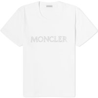 Тениска Moncler Crystal Logo T-Shirt Бяло | 8C000-829HP-14-033, 1