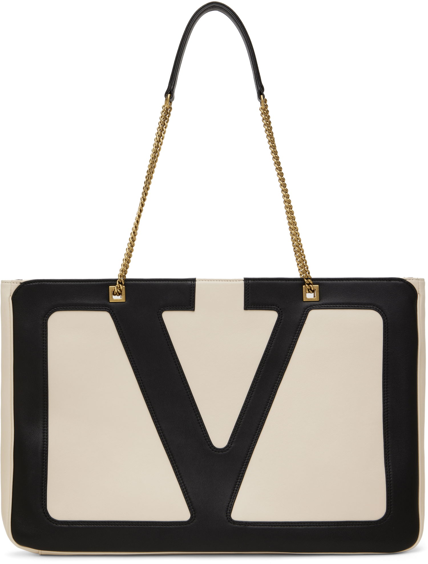 Голяма пазарска чанта Valentino Valentino Garavani Viva Superstar Nappa Leather Tote Бежово | 6W2B0R12PTJ, 0