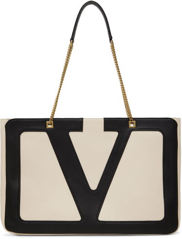 Голяма пазарска чанта Valentino Valentino Garavani Viva Superstar Nappa Leather Tote Бежово | 6W2B0R12PTJ, 0