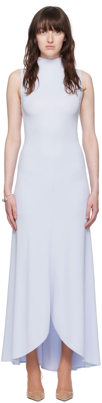 Pокля Courrèges Mock Neck Maxi Dress Синьо | 224JRO425JS0066, 0