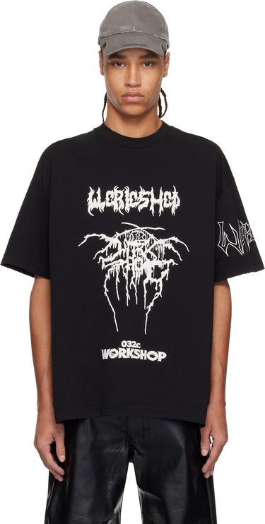 Тениска 032C 032c Workshop Armour Graphic T-Shirt Черно | S25-URC-0113-050, 0