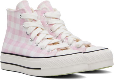 Кецове и обувки Converse Chuck Taylor All Star Lift Platform Gingham Розово | A13663C, 2