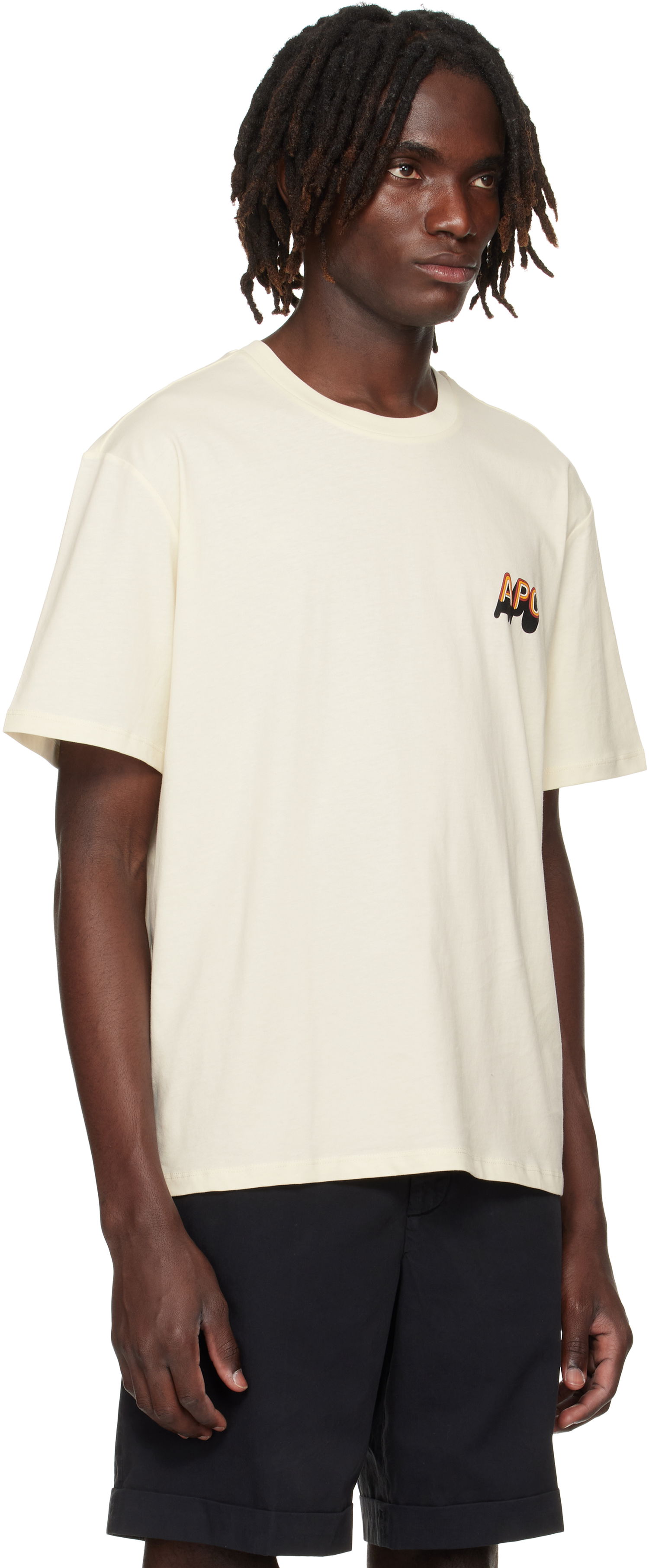 Тениска A.P.C. A.P.C. 70's H T-Shirt Бежово | COHBM-H26535, 1