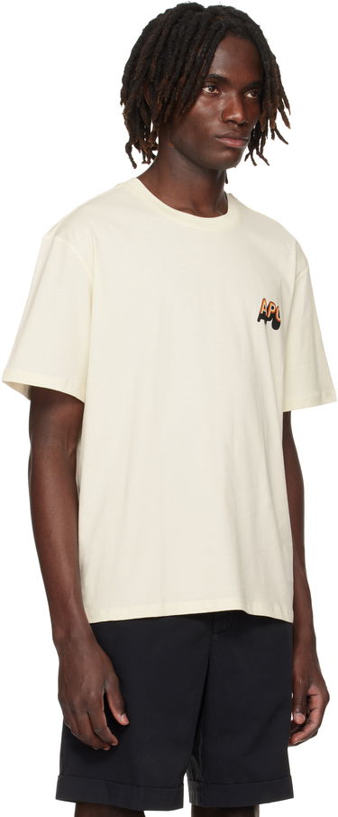 Тениска A.P.C. A.P.C. 70's H T-Shirt Бежово | COHBM-H26535, 1