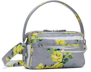 Чанта през рамо Acne Studios Acne Studios Camero Party Floral Print Shoulder Bag Сиво | A10448-, 2