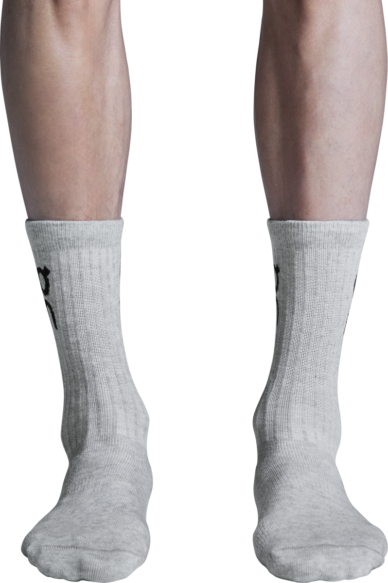 Чорапи On Running Running Logo High Socks Сиво | 2uf10311732, 1