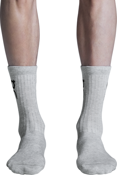 Чорапи On Running Running Logo High Socks Сиво | 2uf10311732, 1