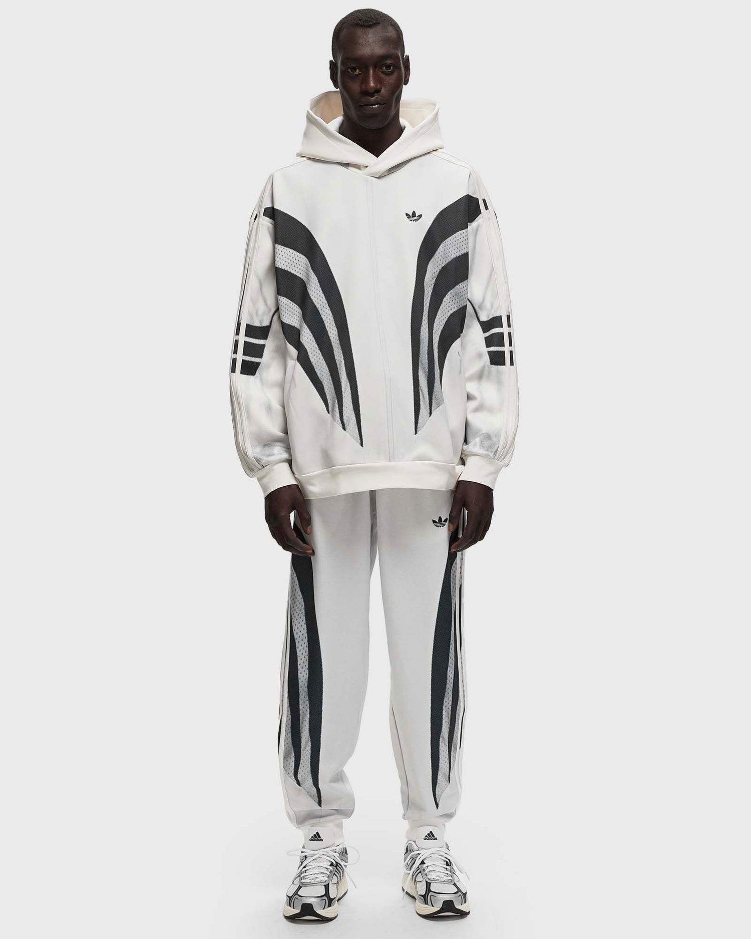 Суитчър adidas Originals Adidas PRM Q3 PRINT HOODIE Бяло | IZ1641, 1