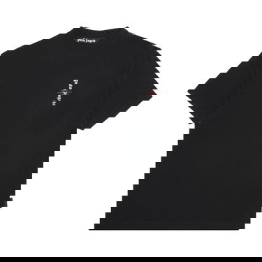 Тениска Palm Angels Statement Logo Tee Черно | PMAA001R21JER0051001, 1