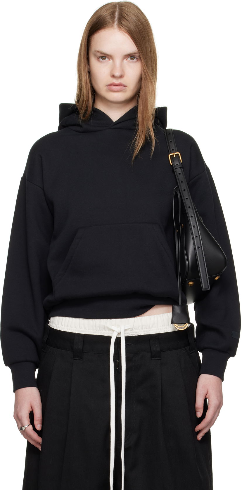 Суитчър Fear of God Fear of God ESSENTIALS Classic Fit Hoodie Черно | 192SP255540FW