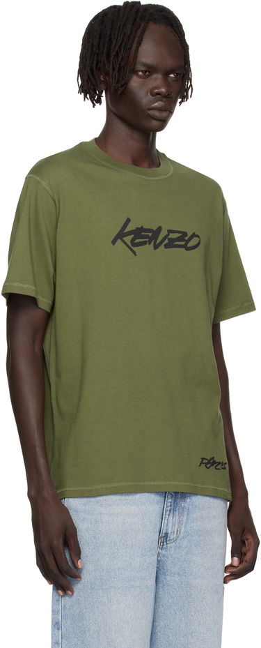 Тениска KENZO Kenzo Paris Futura 2000 Edition Cotton T-Shirt Зелено | FF65TS2524SG, 1