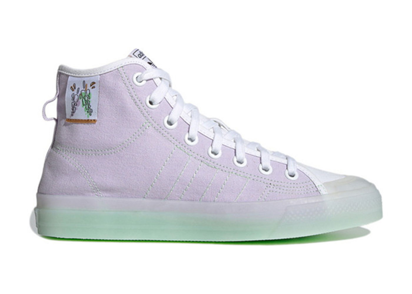 Кецове и обувки adidas Originals Nizza Hi RF Grape Лилаво | GX2709, 0