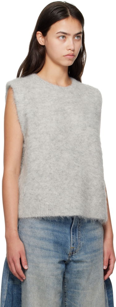 Жилетка R13 R13 Deep Armhole Knit Vest Сиво | R13WY294-Y196A, 1