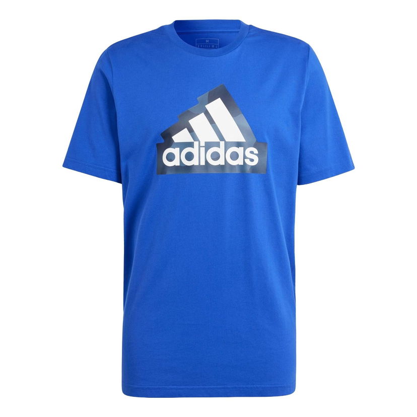 Тениска adidas Originals City Escape Torn Camo Graphic T-Shirt Синьо | IN6228