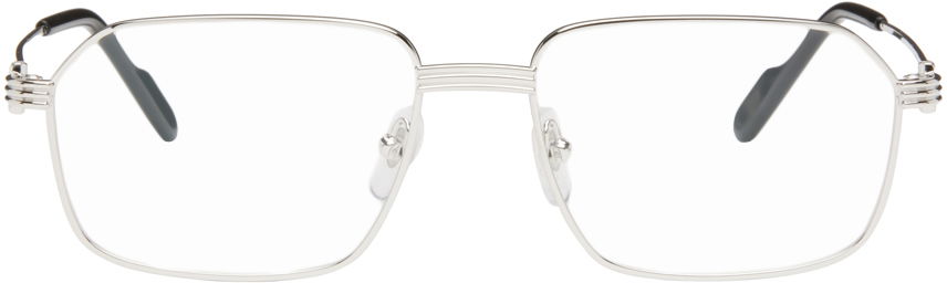 Слънчеви очила Cartier Rectangular Glasses Сиво | CT0445O-002, 0