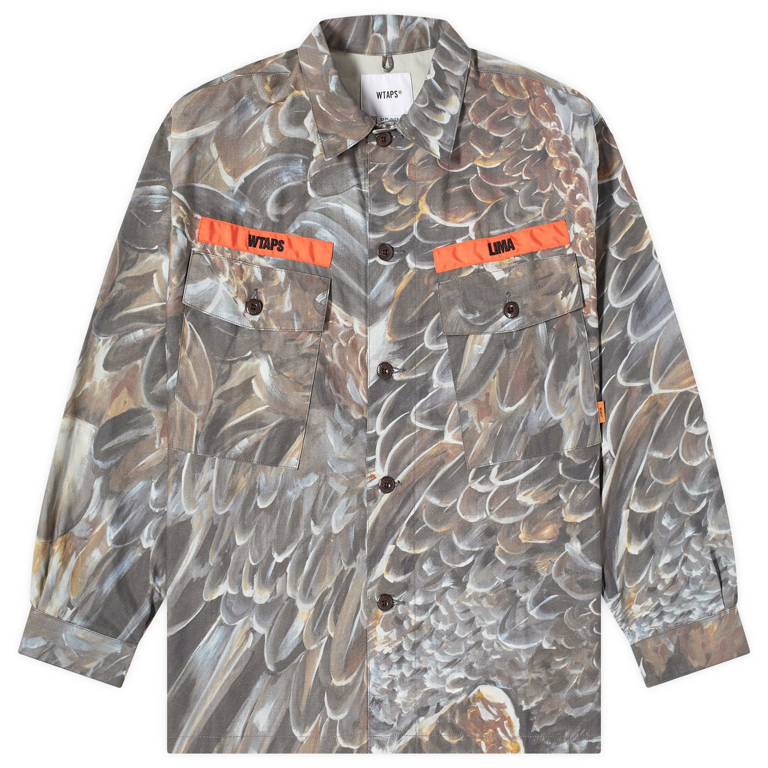Яке WTAPS 02 Shirt Сиво | 241CWDT-SHM03-WED, 0