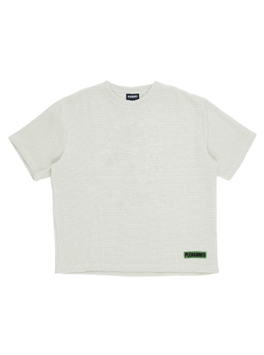 Тениска Pleasures Impact Mesh Shirt Бяло | P23SU005-IVORY